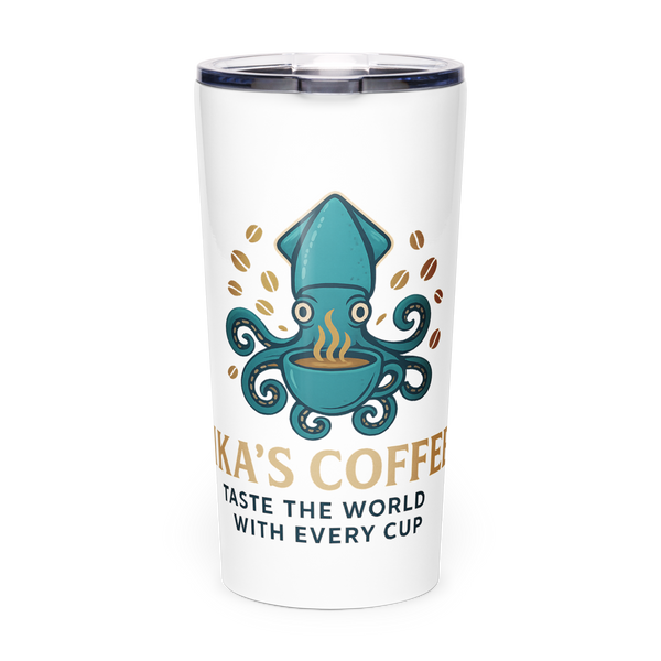 Tapered stainless steel tumbler